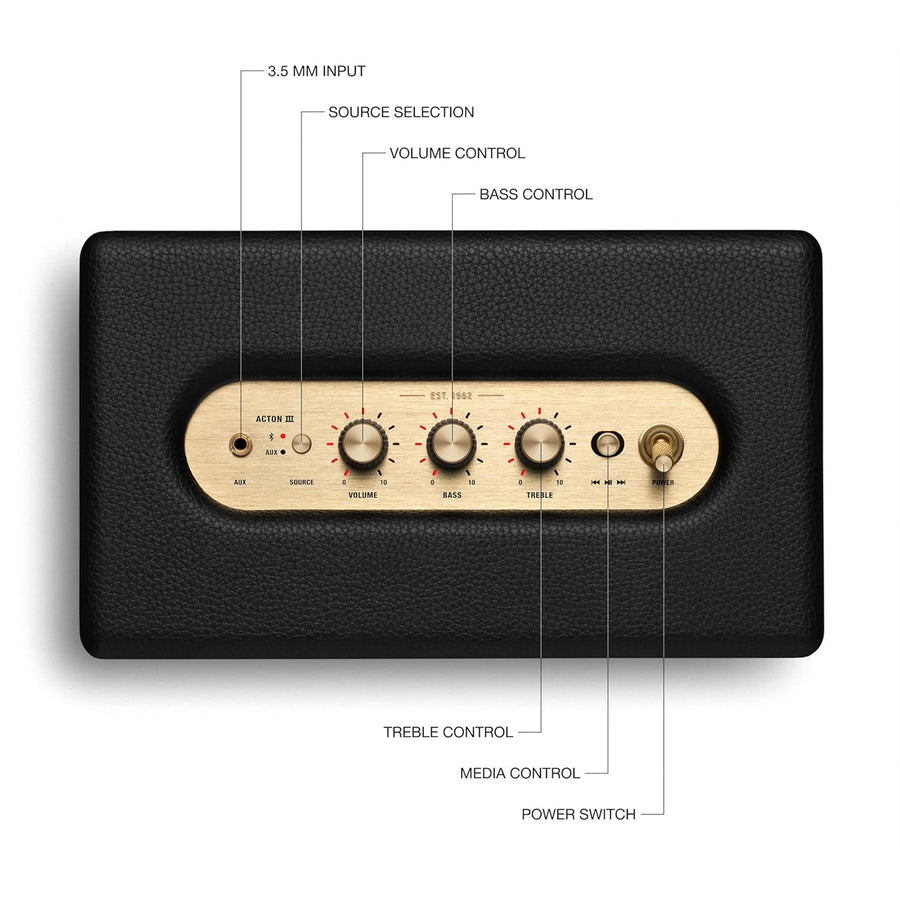 Marshall 1009086 Acton III BT Black - AU