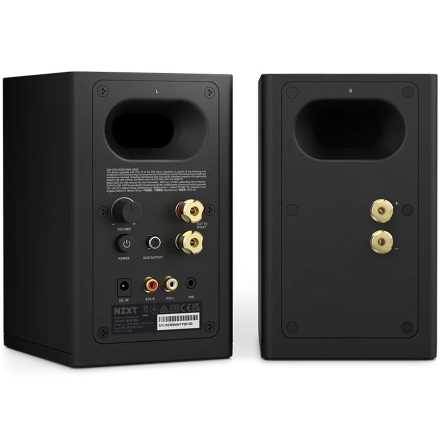 NZXT Relay Gaming Speakers 3" Black