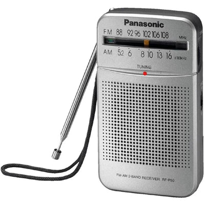 Panasonic  RF-P50  Portable FM Radio - Silver