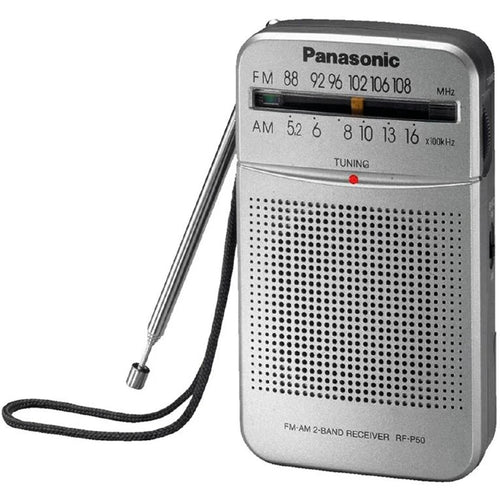 Panasonic  RF-P50  Portable FM Radio - Silver