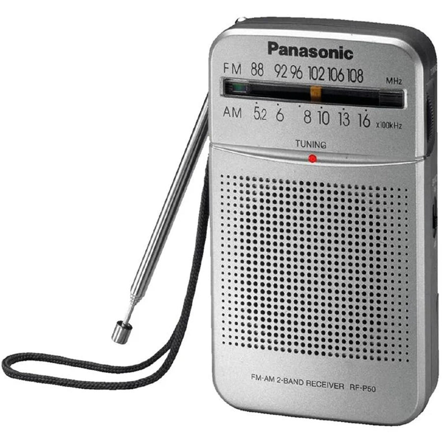 Panasonic  RF-P50  Portable FM Radio - Silver