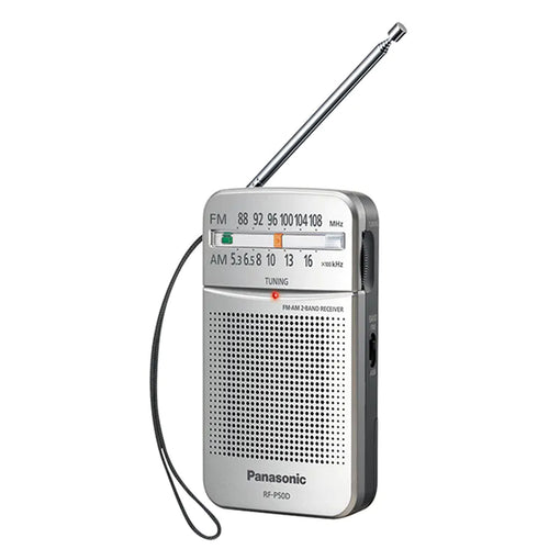 Panasonic  RF-P50  Portable FM Radio - Silver