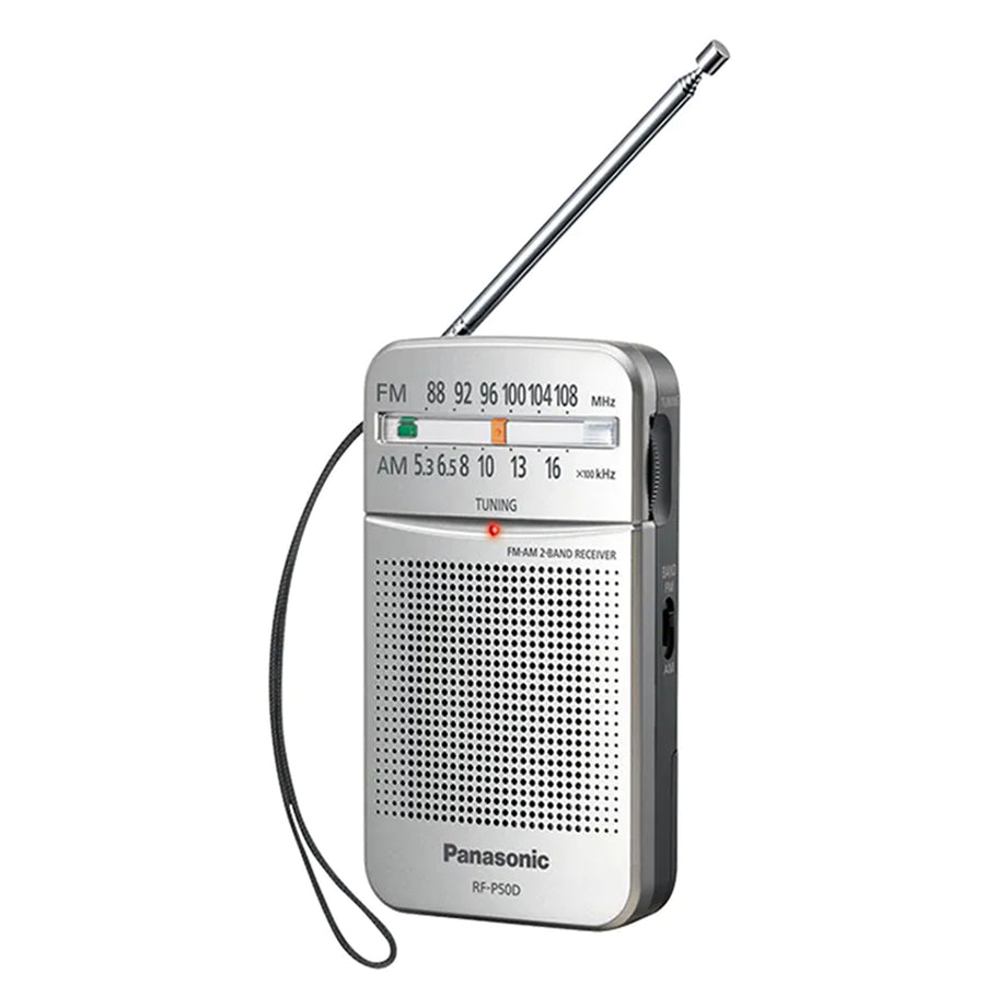 Panasonic  RF-P50  Portable FM Radio - Silver
