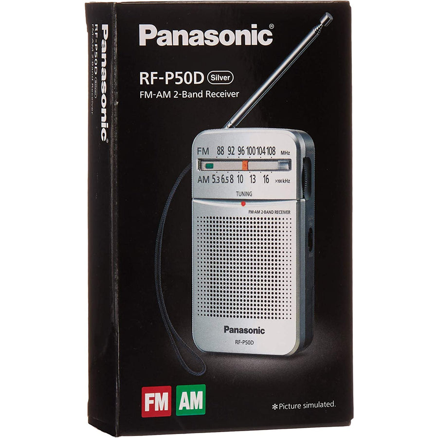 Panasonic  RF-P50  Portable FM Radio - Silver