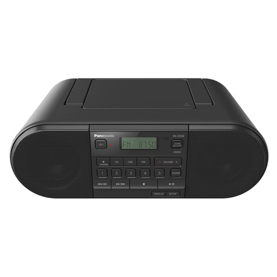 RX-D550GS-K - PORTABLE CD RADIO WITH BLUETOOTH AND USB INPUTS