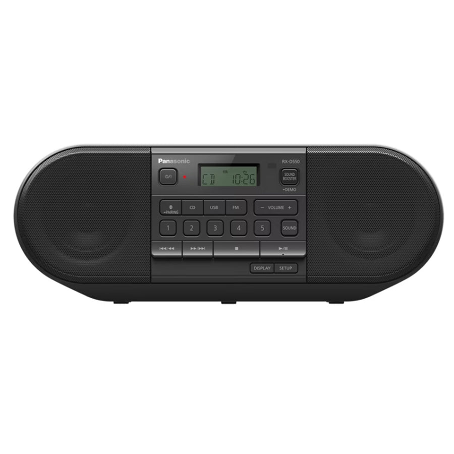 RX-D550GS-K - PORTABLE CD RADIO WITH BLUETOOTH AND USB INPUTS