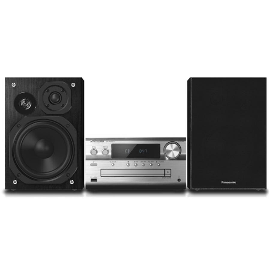 Panasonic  SC-PMX92 120W Premium Hi-Res Stereo Micro System with 3-Way Speakers - Silver