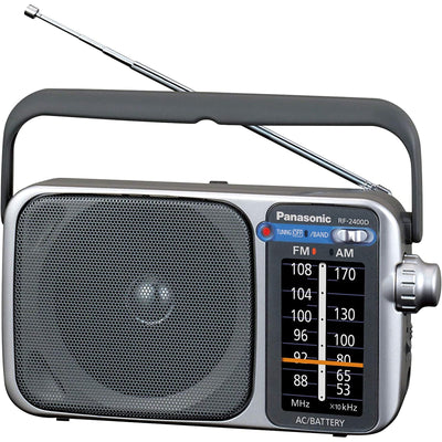 Panasonic  RF-2400  Portable AM/FM Radio - Silver