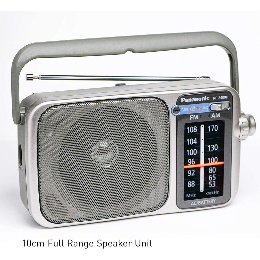 Panasonic  RF-2400  Portable AM/FM Radio - Silver