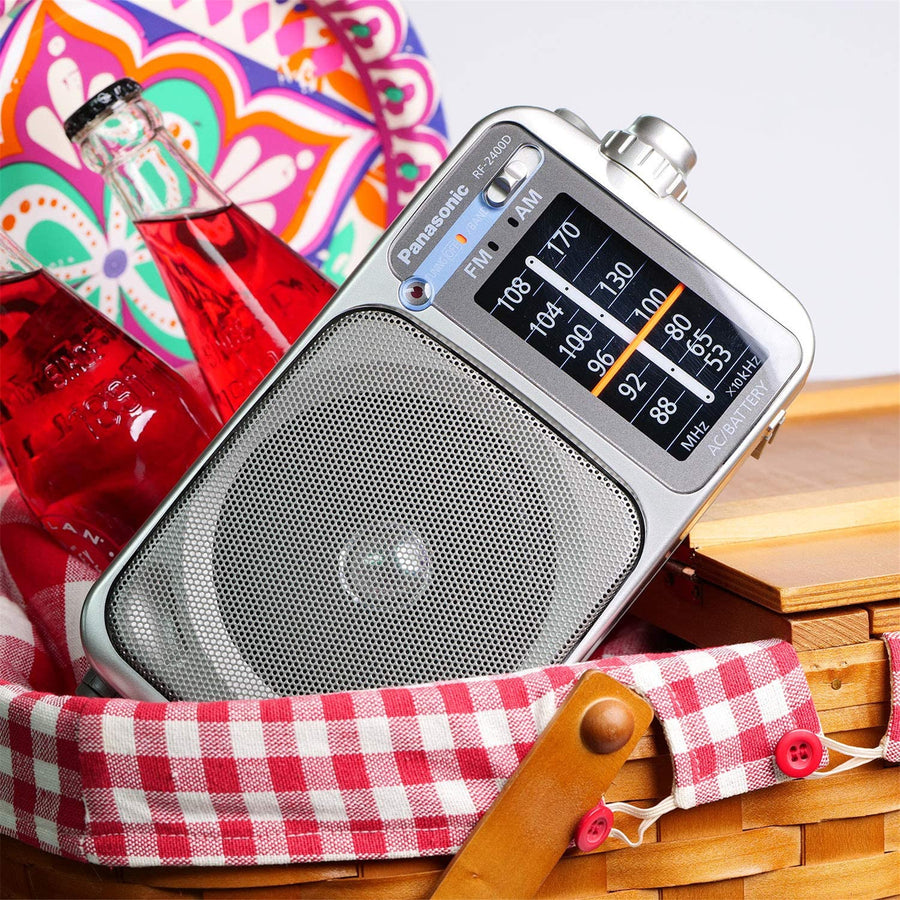 Panasonic  RF-2400  Portable AM/FM Radio - Silver
