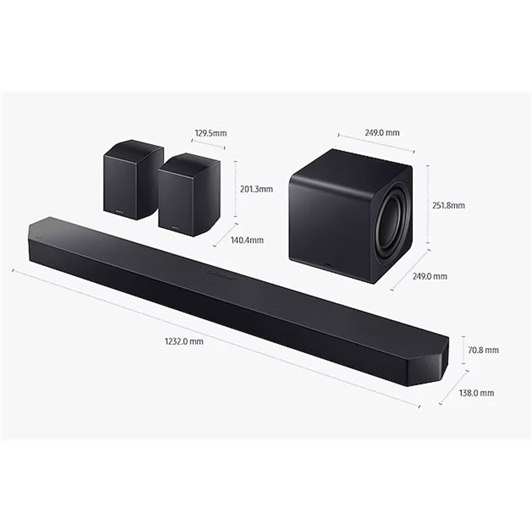 Samsung HW-Q990F 11.1.4 Channel Wireless Dolby Atmos Soundbar