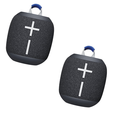 Ultimate Ears UE WONDERBOOM 4 (Bundle of 2) Wireless Portable Bluetooth Speakers