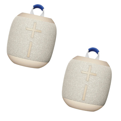 Ultimate Ears UE WONDERBOOM 4 (Bundle of 2) Wireless Portable Bluetooth Speakers