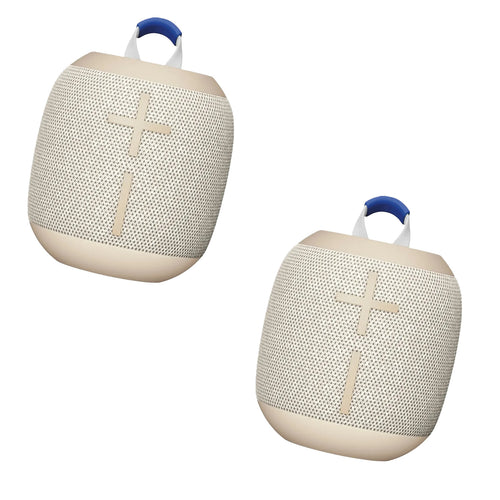 Ultimate Ears UE WONDERBOOM 4 (Bundle of 2) Wireless Portable Bluetooth Speakers