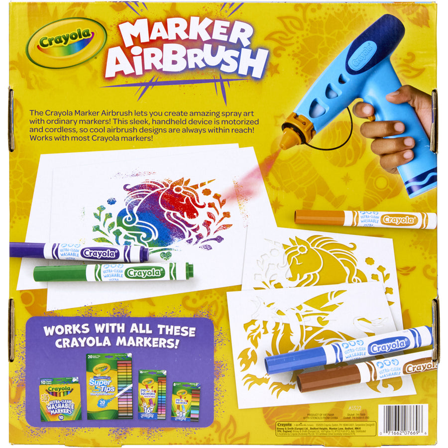 Crayola 74 7669 Crayola Marker Airbrush Sprayer Kit