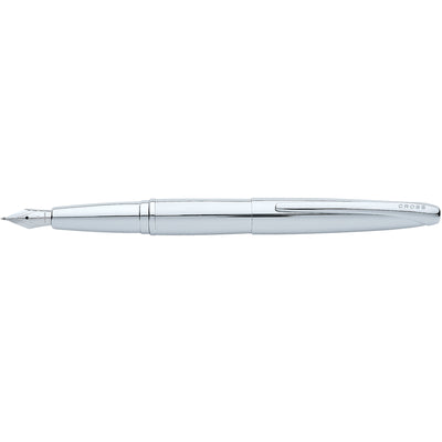 Cross 886-2MS Cross ATX Polished Chrome Medium Nib Fountain Pen