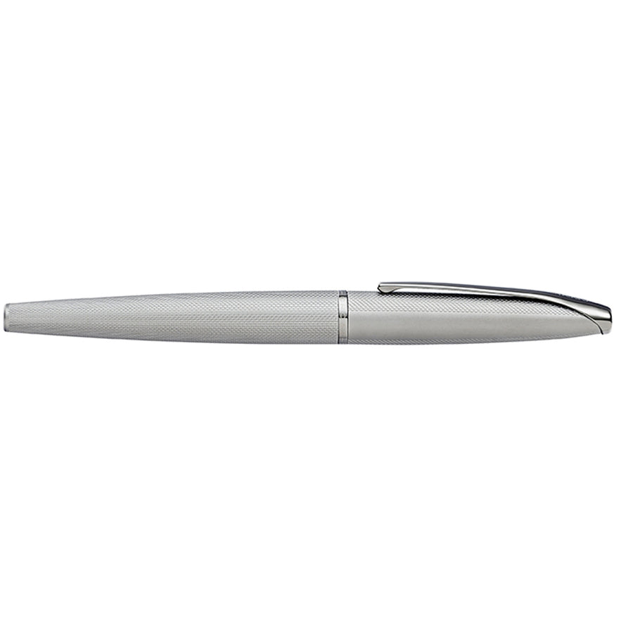Cross 886-46FJ Cross ATX Etched Diamond Pattern Titanium Grey Fine Nib Fountain Pen