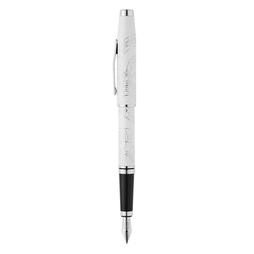 Cross 1002010 Cross AT0666-16MS Coventry Zodiac YOT Snake 2025 Pearl White Lac with Chrome Appts (M) Nib Fountain Pen