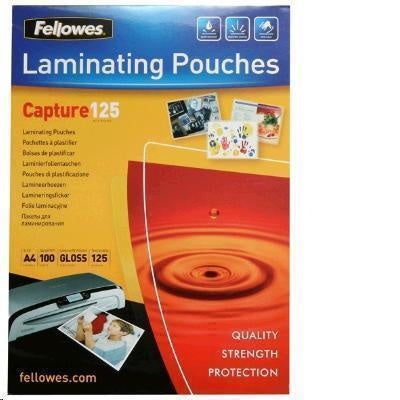 5307407 - Fellowes Laminierfolien A4 Glänzend 125 Mikron, 100 Stück