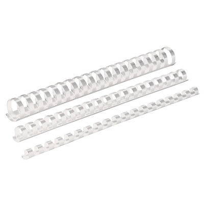 Fellowes Plastic Binding Coils 19mm White, Pack of 100