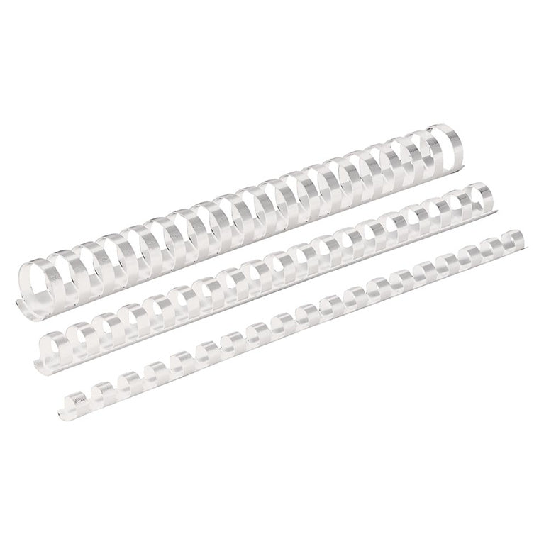 Fellowes Plastic Binding Coils 19mm White, Pack of 100