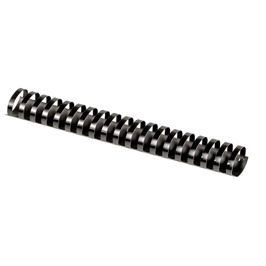 Fellowes Plastic Binding Coils Oval 38mm Black, Pack of 50
