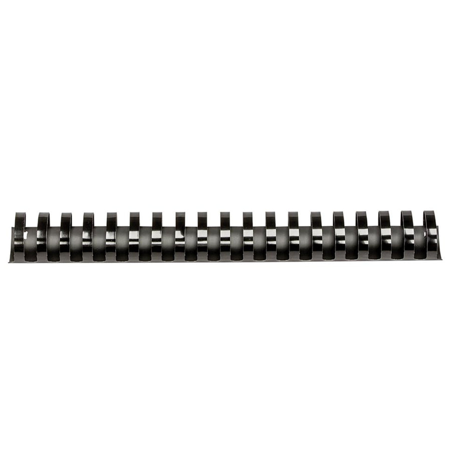 Fellowes Plastic Binding Coils Oval 38mm Black, Pack of 50