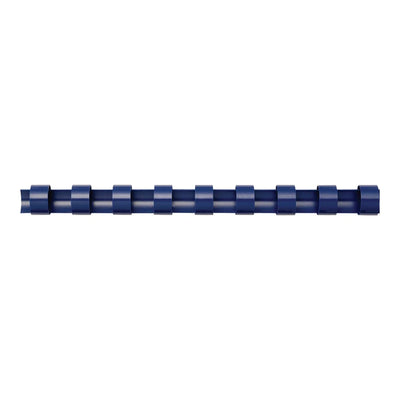 5345106 - Fellowes Plastik-Bindespiralen 6 mm Blau, Packung mit 100 Stück