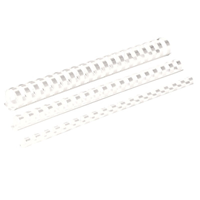 5345406 - Fellowes Plastikbindespiralen 8mm Weiß, 100 Stück