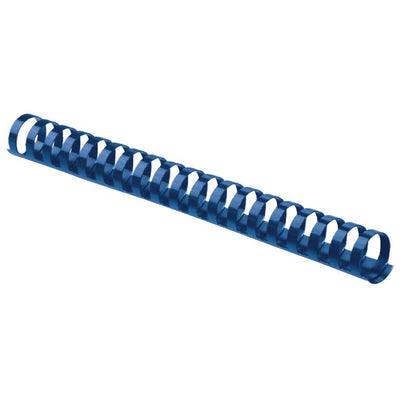 5346305 - Fellowes Plastik-Bindespiralen 12mm Blau, 100 Stück