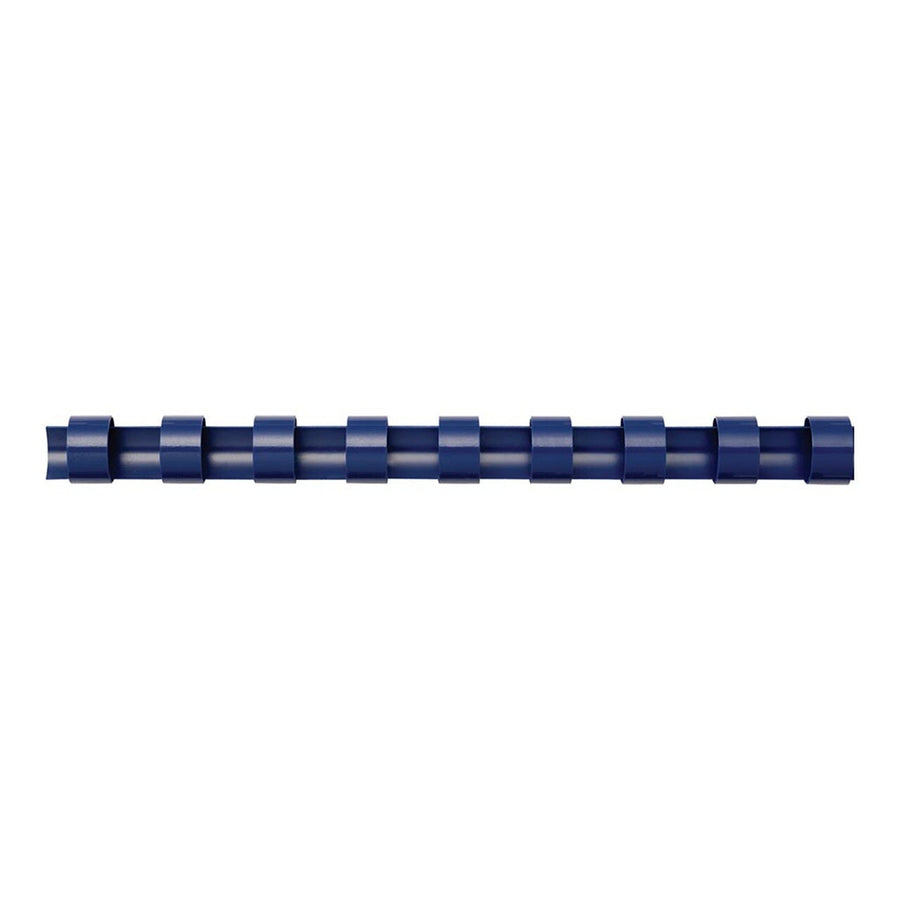 5348304 - Fellowes Plastik-Bindespiralen 25mm Blau, Packung mit 50