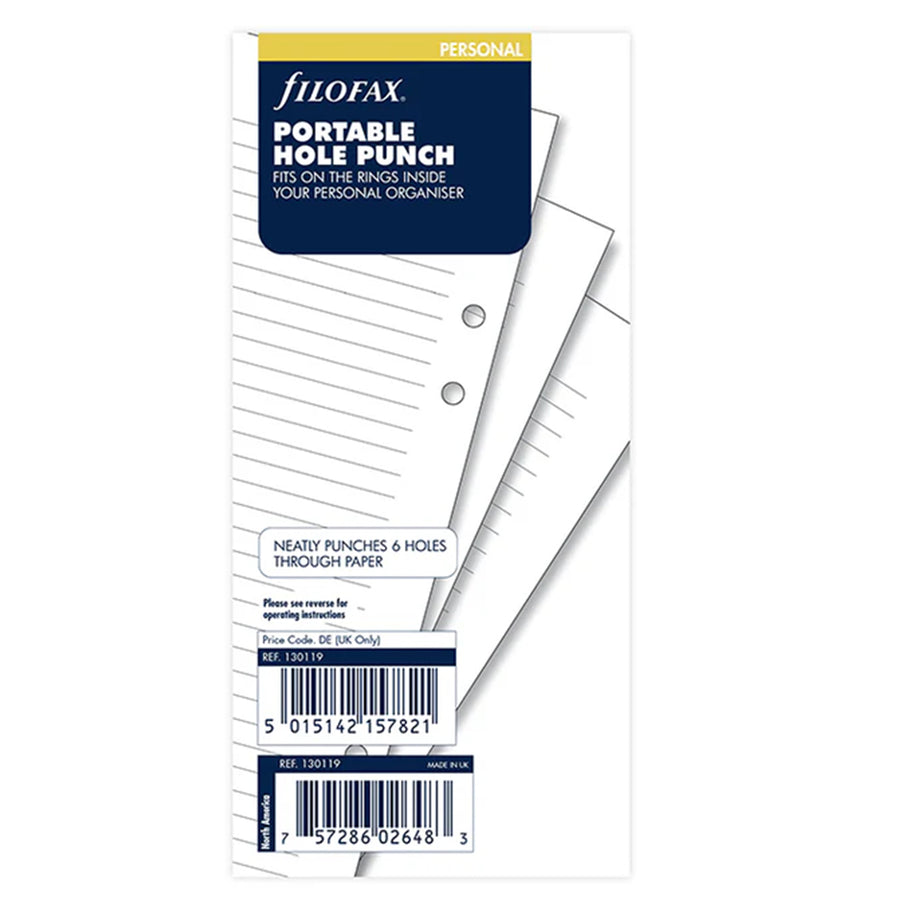 Filofax 130119 Filofax Accessory Hole Punch Portable Personal