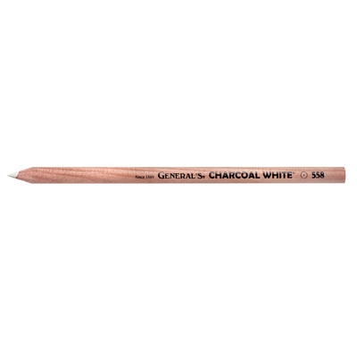Generals GEN558 Generals Charcoal Pencil White No558 Box of 12