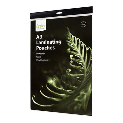 LAMA325 - Okin Laminating Pouches A3 Gloss 80mic, Pack of 25
