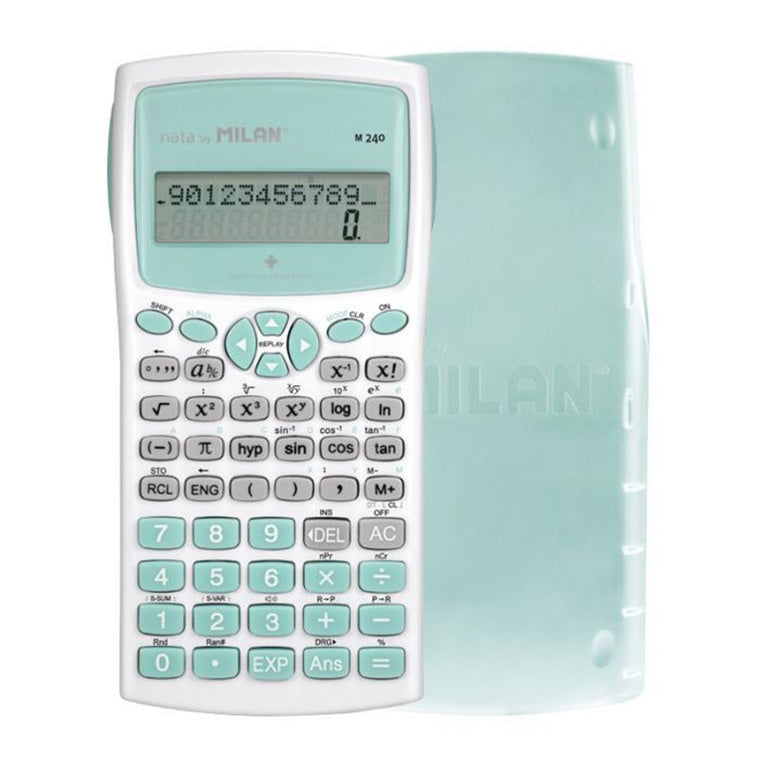 Milan M240 Scientific Calculator Antibacterial Turquoise