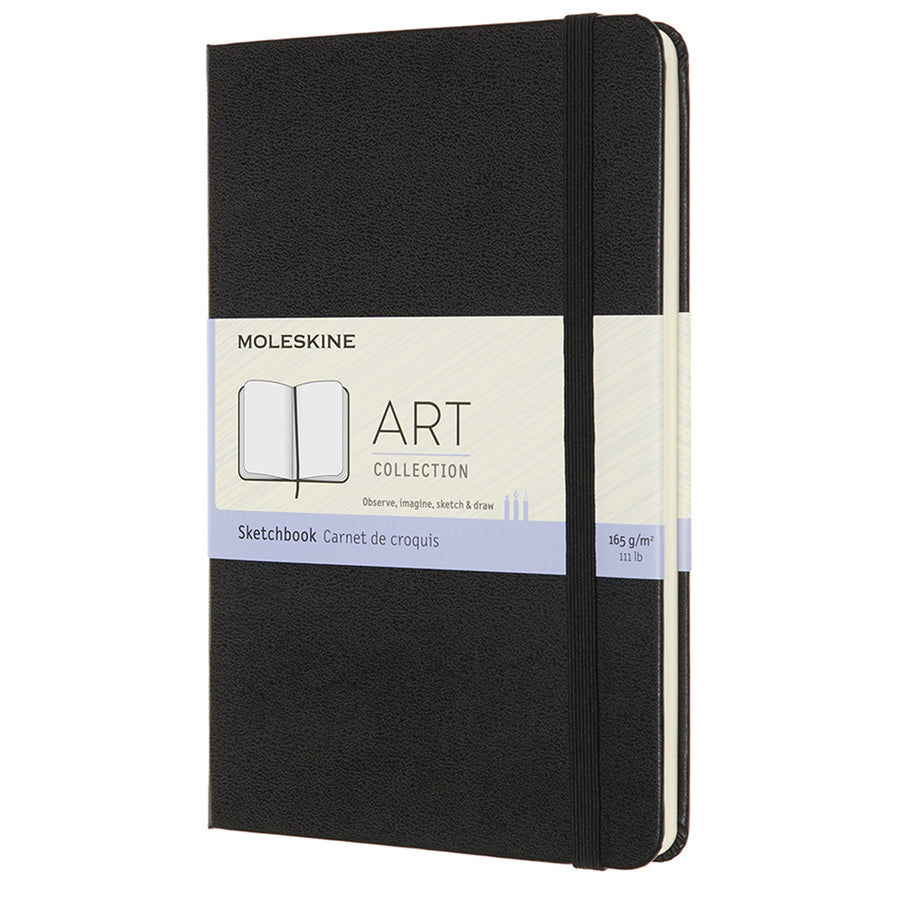 Moleskine ARTQP054  Art Sketchbook Medium Black