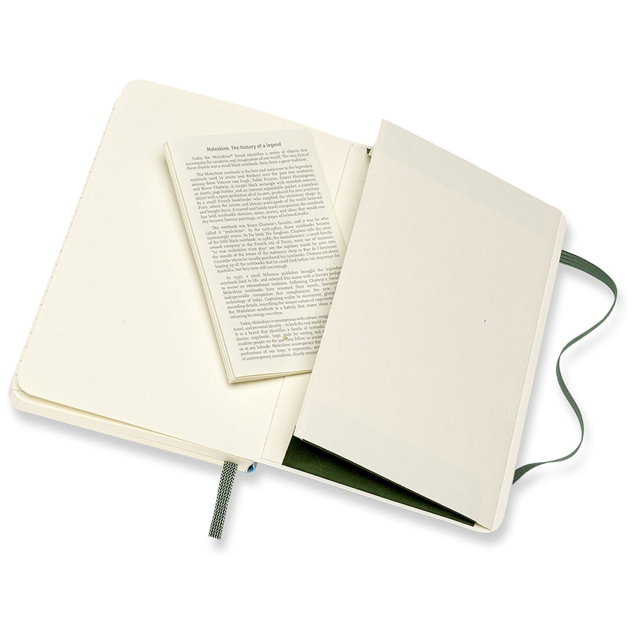 Moleskine QP611K15 Notebook Pocket Ruled Myrtle Green Soft