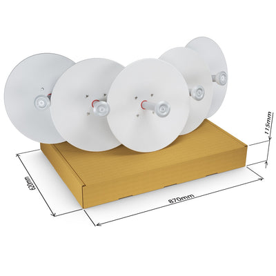 STD-27-UM-5PACK - RF Elements StarterDish 27dBi UM Parabolic Dish Antenna 5-PACK