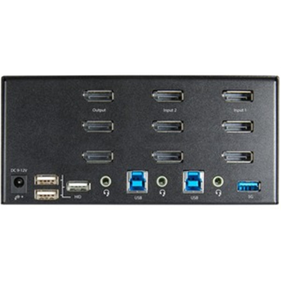 StarTech.com SV231TDPU34K 2 Pt DP KVM Switch 4K 60Hz Ultra HD