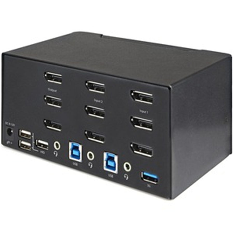 StarTech.com SV231TDPU34K 2 Pt DP KVM Switch 4K 60Hz Ultra HD