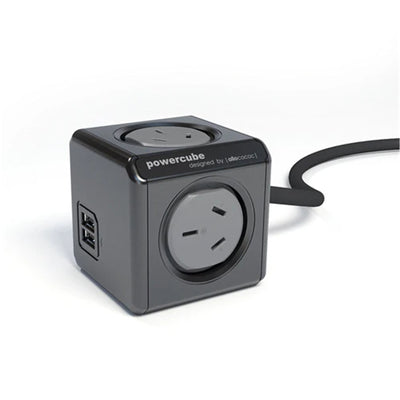 ALLOCACOC ALL-POWERCUBE53-BLK ALLOCACOC POWERCUBE Extended Outlets, 1.5M - BLACK