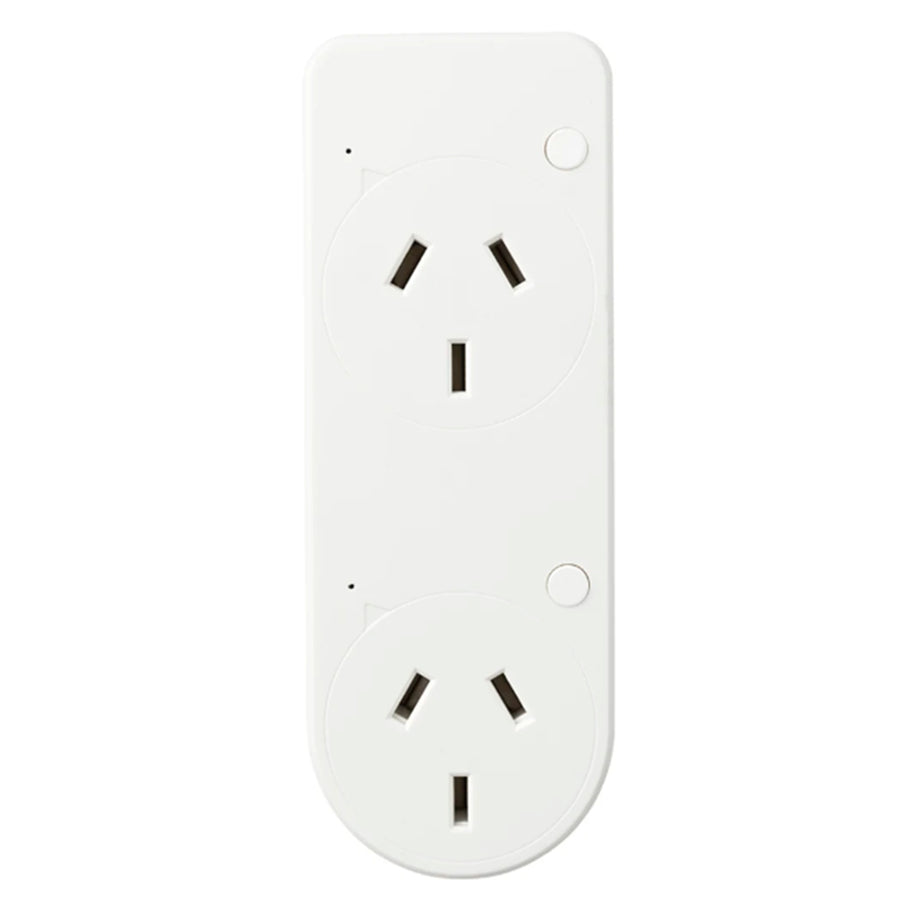 Brilliant Smart   WiFi Double Wall Plug with USB-C & USB-A Port