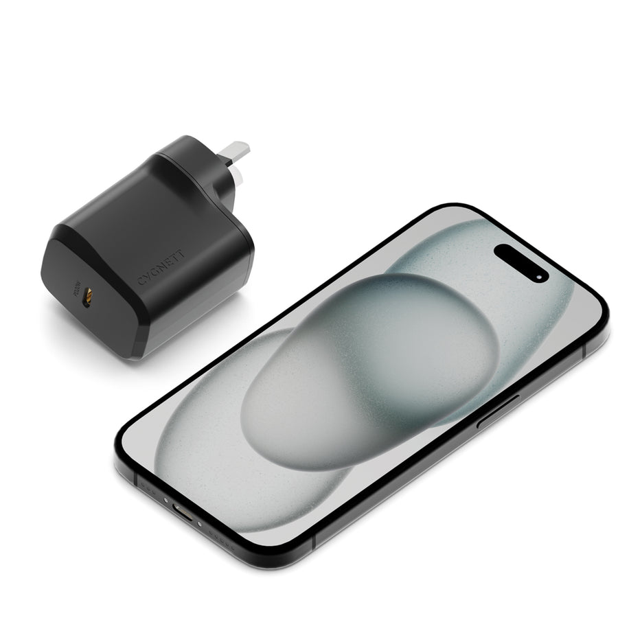 Cygnett PowerPlus 20W USB-C Wall Charger - Black  - AU