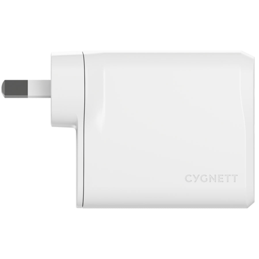 Cygnett PowerPlus 60W USB-C Dual Port Wall Charger - White