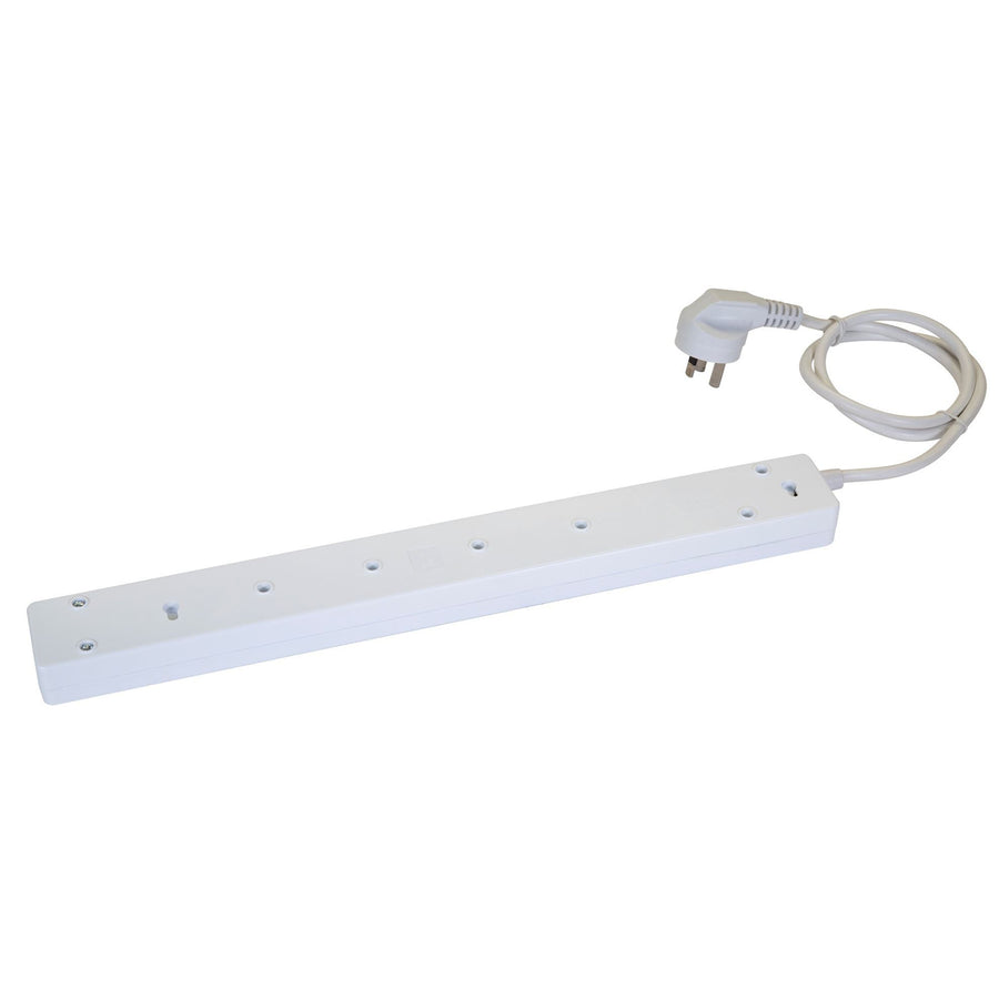 DYNAMIX A16U – 6-fach 10A Steckdosenleiste für Heim & Büro mit zwei USB-Ladeanschlüssen (3.4A Schnellladung)