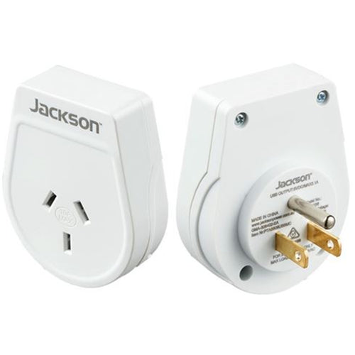 Jackson  PTA8809M Slim Outbound Travel Adaptor for Use in USA / Canada