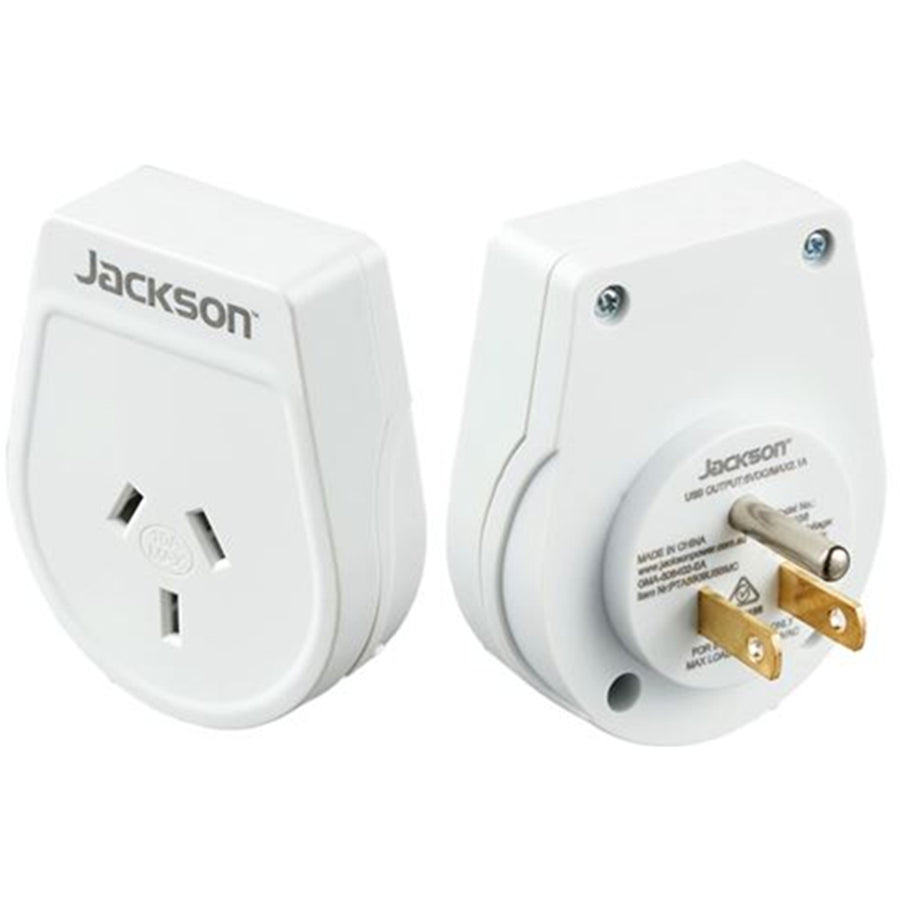 Jackson  PTA8809M Slim Outbound Travel Adaptor for Use in USA / Canada