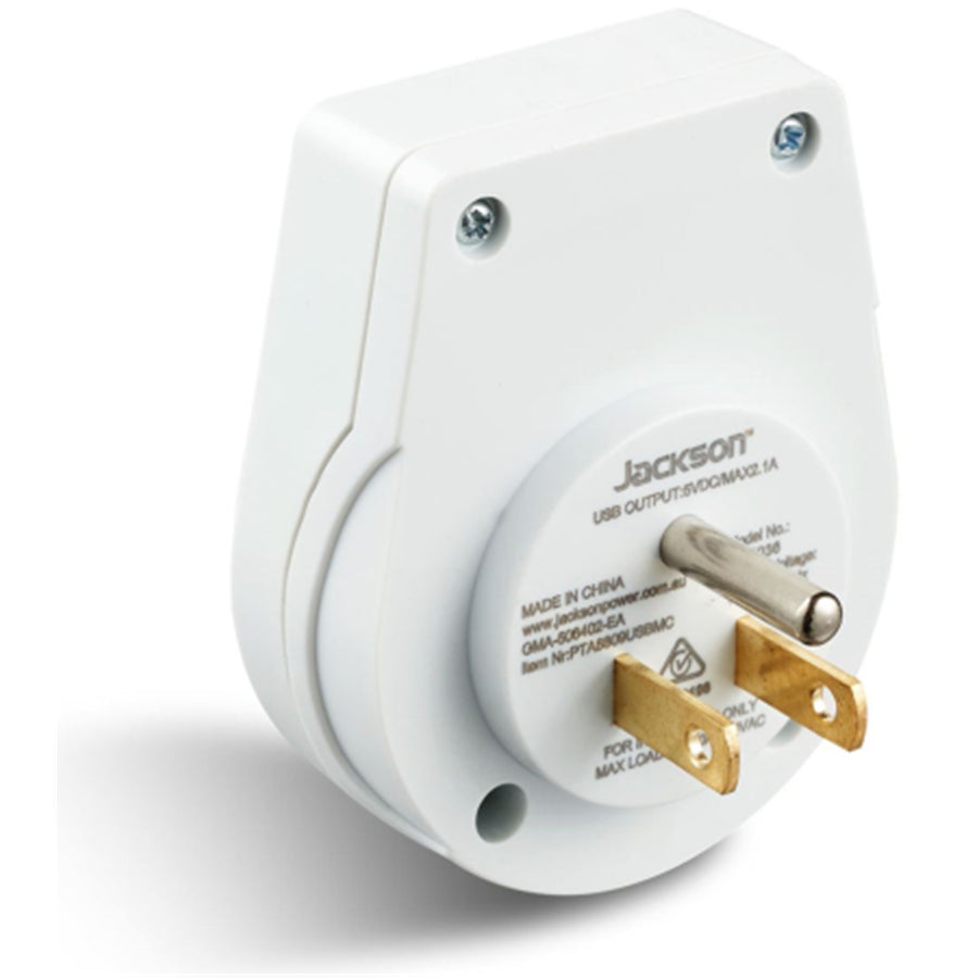 Jackson  PTA8809M Slim Outbound Travel Adaptor for Use in USA / Canada