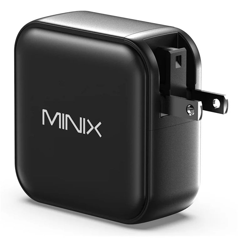 MINIX  NEO P3 Pro 100W USB-C Charger  3 Port GaN Charger with Smart Display and Touch Control