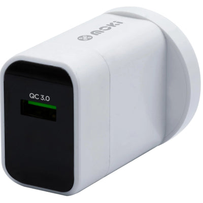 MOKI Recharge ACC-PDWQC - Moki Wandladegerät QC 3.0 USB-A 20W